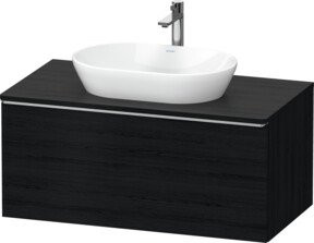 Duravit Waschtischunterschrank D-Neo schwarz matt wandhängend B: 100 cm, T: 55 cm, H: 45,9 cm - Bild 1