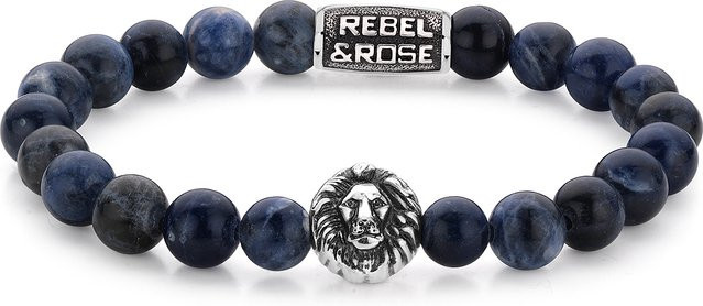 Rebel & Rose Armband, Midnight Blue, Sodalith, Herren - Bild 1