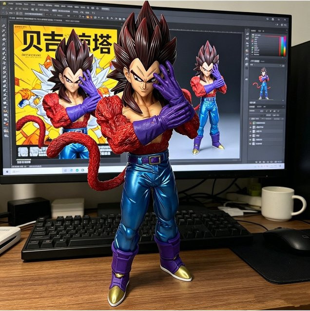 Bandai Dragon Ball Super Saiyajin 4 Vegeta, Actionfigur, Einzelfigur - Bild 1
