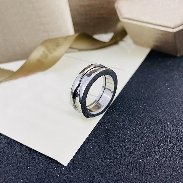 Wucifang Jewelry Federring, Keramik, Schwarz, Unisex - Bild 1