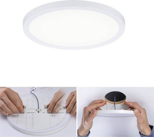 Paulmann AREO VariFit LED-Einbaupanel rund, 13W, 4000K, IP44, Weiß, Kunststoff, Durchmesser: 17,5 cm - Bild 1