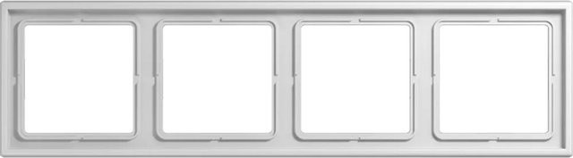 Jung Abdeckrahmen 4-fach LS 990 Alpinweiß - Bild 1