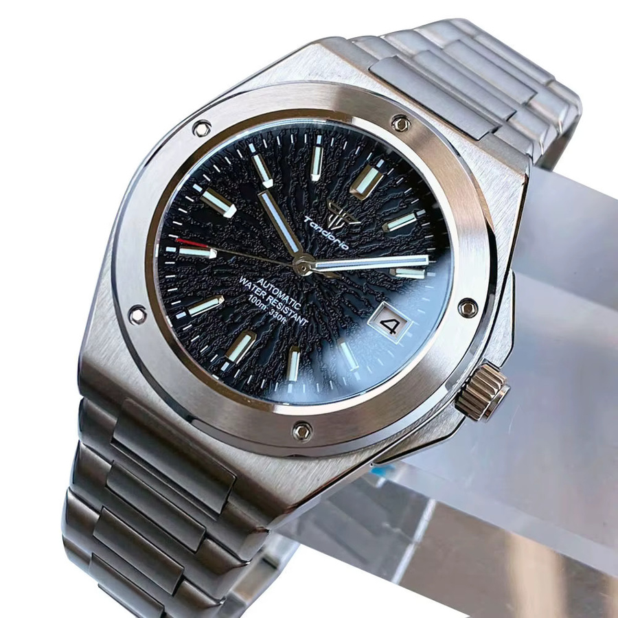 Tandorio Armbanduhr, Automatik, Edelstahl, Saphirglas, 40 mm, Herren - Bild 2