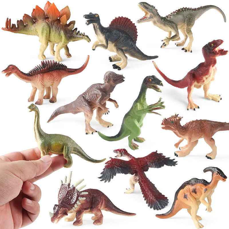 Oenux Jurassic Dinosaurier Set, Actionfiguren, 12-teiliges Set - Bild 3