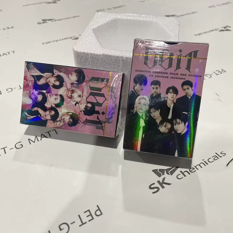 SKZOO STRAYKIDS Prominenten-Karte, Laserkarte, Blumen-Flash-Karte, 60 Karten - Bild 2