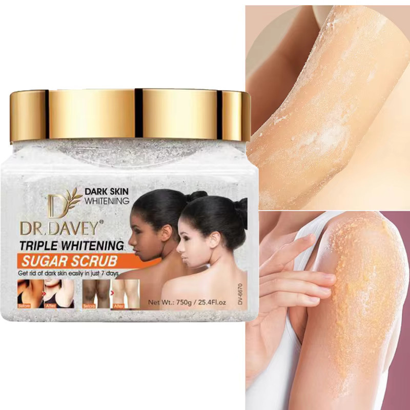 DR. DAVEY Triple Whitening Zucker-Peeling, Körperpeeling, Unisex - Bild 3