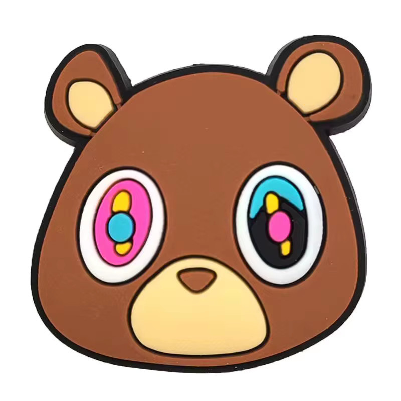 Kanye Bear Pop-Figur PVC, 16 Stück/Set, Schuh-Charms, Kinder - Bild 4