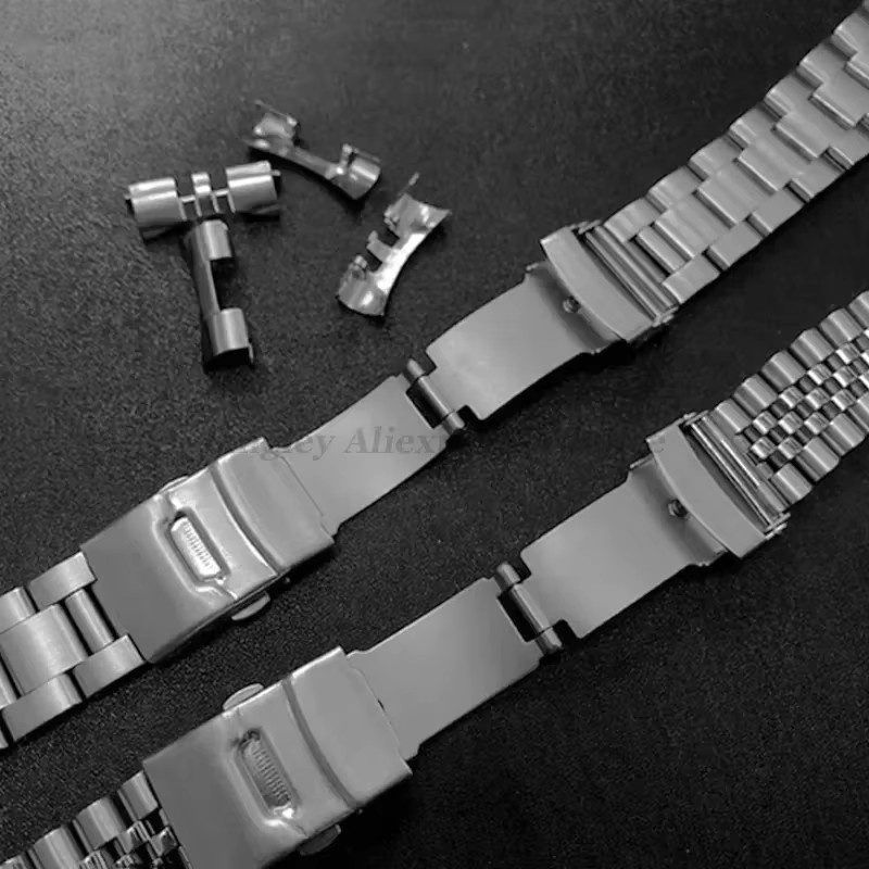 langley Uhrenarmband Edelstahl, Silber, Herren - Bild 5