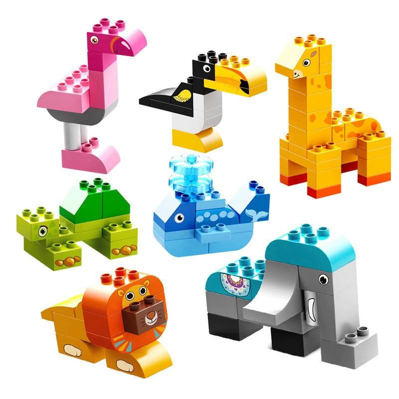 Yiran toy Konstruktionsbausteine Tier 102-teiliges Set bunt - Bild 4