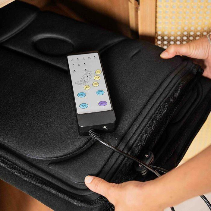 CELLUSTOP Massagematte in Schwarz mit Vibration, Heizfunktion, 10 Motoren, 5 Modi und 3 Intensitäten - Bild 3