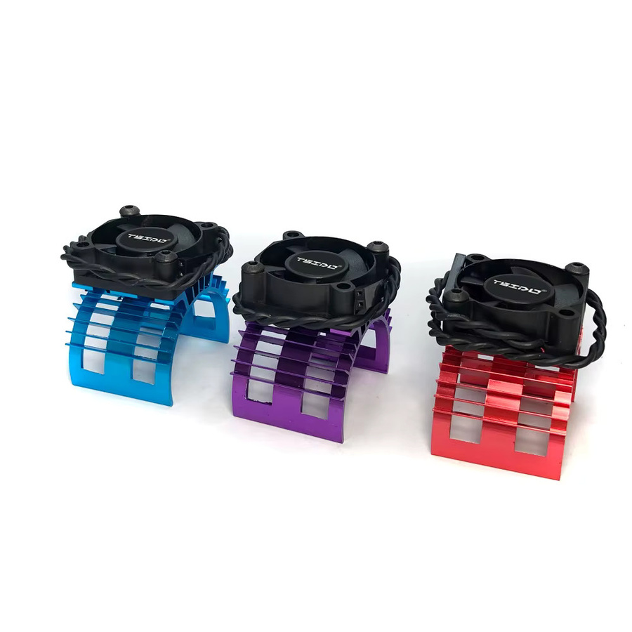 Ysido Bürstenloser Elektromotor Abdeckung Kühlkörper Lüfter für WLtoys 124017 124016 Teile - Bild 3