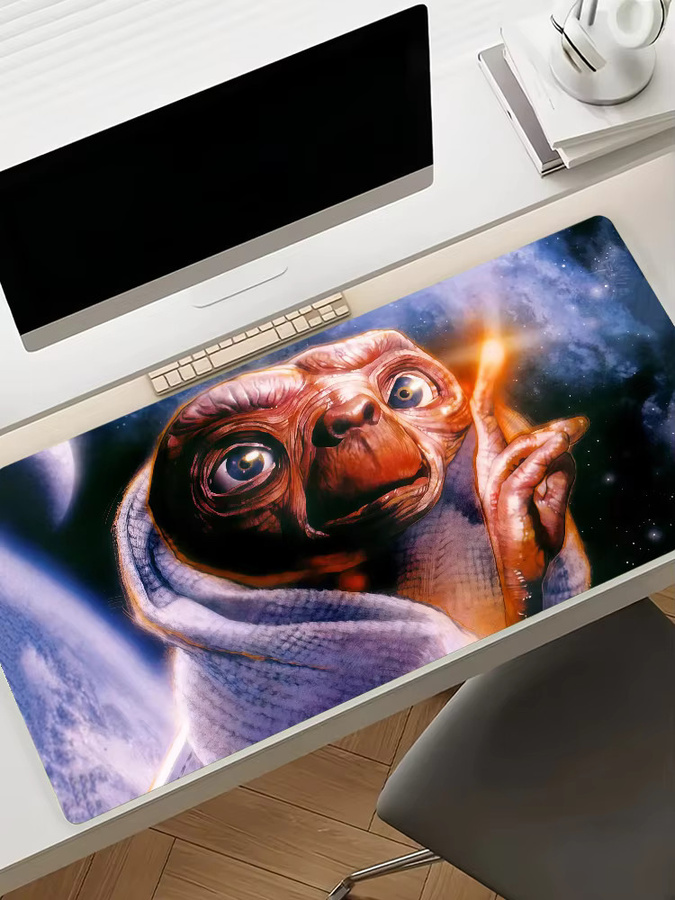 E-E.T The E-ExtraS T-Terrestrial Mauspad in Multicolour, rutschfeste Schreibtischunterlage aus Gummi für Gamer und Büro - Bild 7