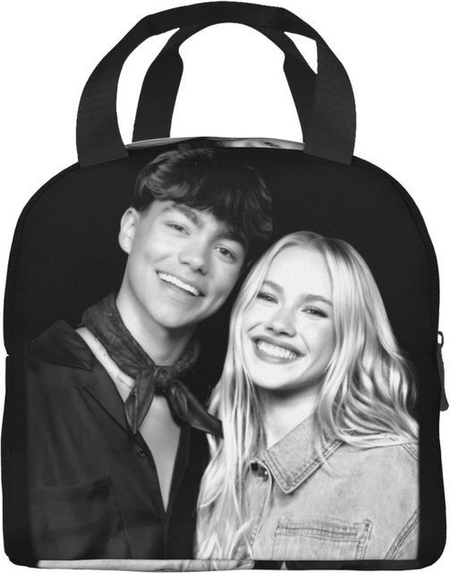Isolierte Lunchtasche von Fancy Style Studio in Schwarz für die Aufbewahrung deiner Lebensmittel im Büro - Bild 1