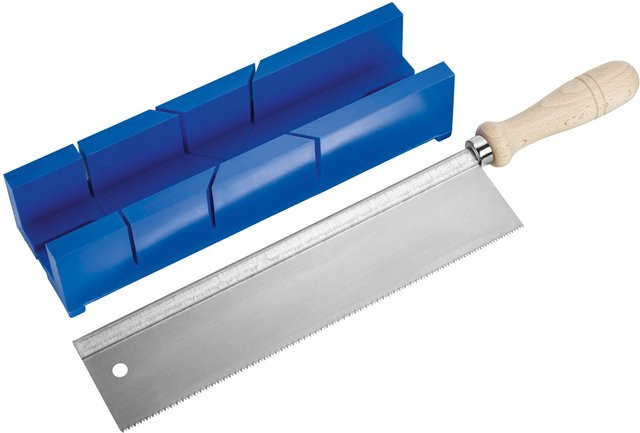 LUX-TOOLS Gehrungsschneid-Set für manuelle Tischbearbeitung in Blau - Bild 1