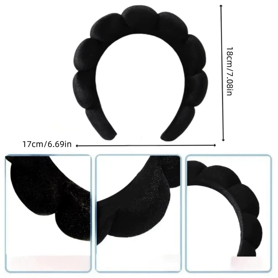 CNKESS Wasch-Stirnband-Set mit Armbändern und Scrunchies, Unisex - Bild 5