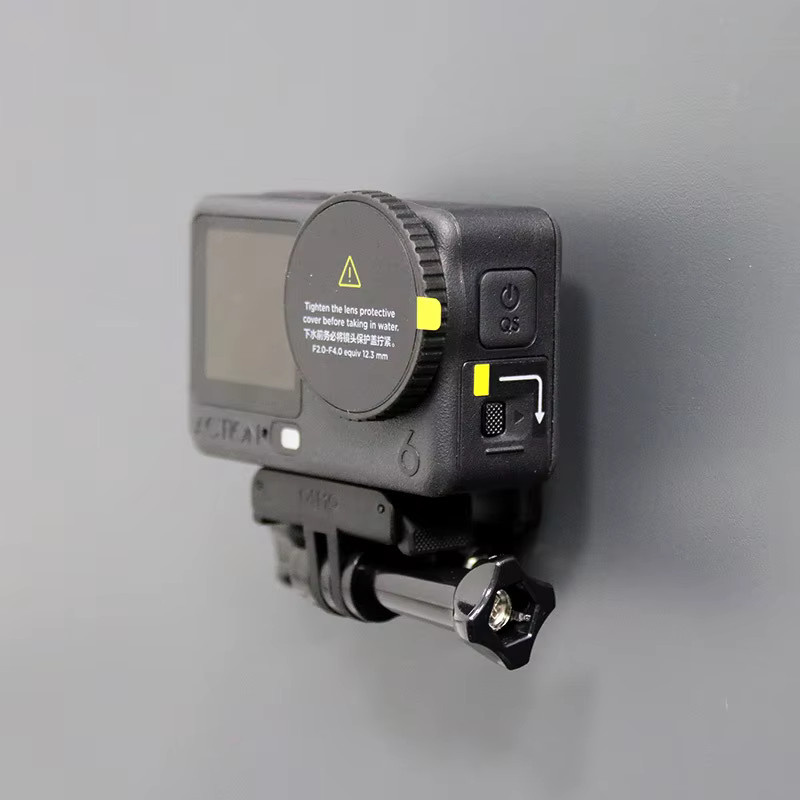 BMUUPY Magnetischer Halterungsständer in Schwarz, kompatibel mit Insta360 X4 X5 und GoPro Hero 13 12, Magnet-Lenkhalterung für Action-Kameras - Bild 3