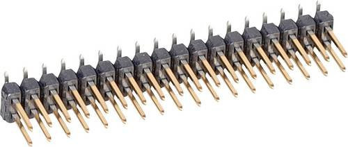 Molex Stiftleiste Standard 2 Reihen in Schwarz und Gold - Bild 1