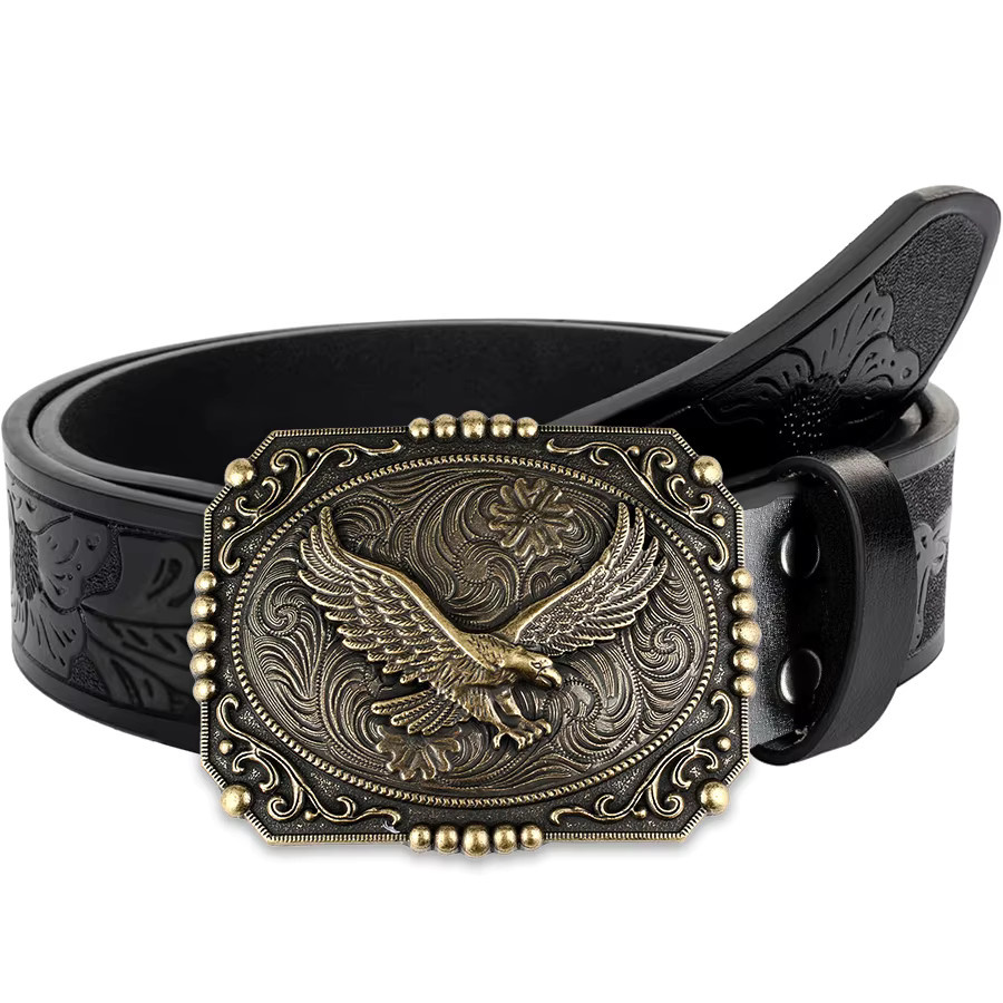 Flying Eagle Gürtel, Legierungsschnalle, Unisex - Bild 1