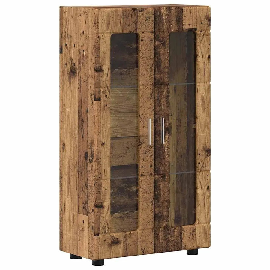 vidaXL Sideboard FLORIN in Altholz-Optik, braun, B/T/H: 55,5 x 29 x 103 cm - Bild 2