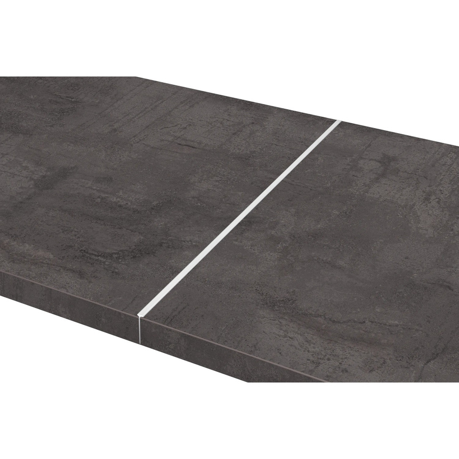 Kaindl Fugenleiste Längsverbindung für Arbeitsplatten aus Aluminium in Silber, Länge: 600 mm, Breite: 38 mm - Bild 2