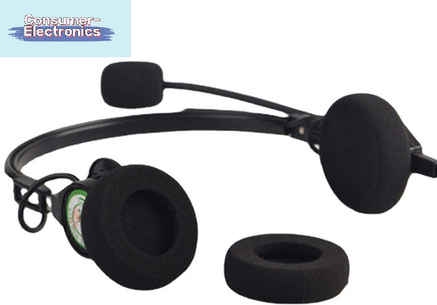 Ersatz-Ohrpolster Set für Telex Airman Serie 750 Aviation Headset in Schwarz - Bild 1