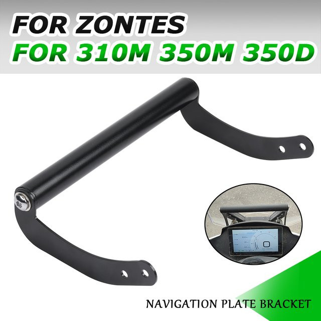 Motorrad GPS Handyhalterung S2R in Schwarz für Zonen 350d 310 m 350m zt350 d zt310 m - Bild 1