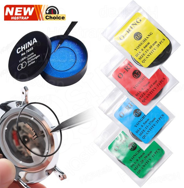 HQstrap Uhren Reparatur Werkzeug, O-Ring Dichtung, Silikon Fett - Bild 1