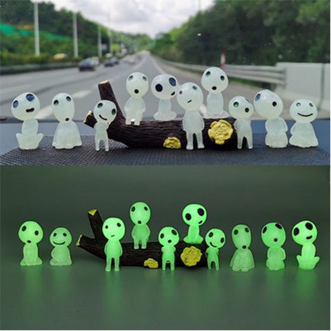 Soulbao 3D Nachtlicht Miniatur Puppe als leuchtende Elfen-Dekoration für Weihnachten und Halloween - Bild 1