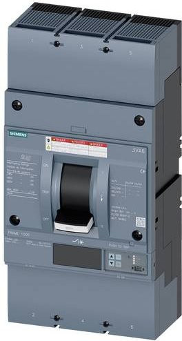 Siemens 3VA6580-6JQ36-0AA0 Leistungsschalter in Grau - Bild 1