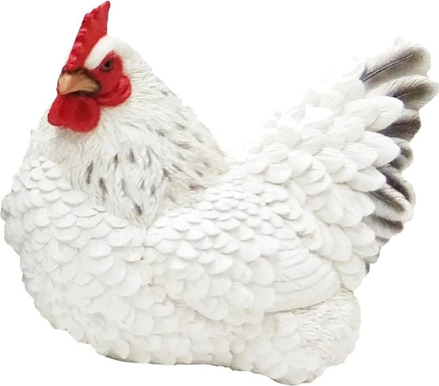 Sunny Garden Deko-Figur Huhn Sitzend aus Polystone, Höhe: 25 cm - Bild 1