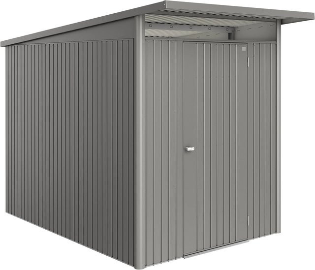 Biohort Metall-Gerätehaus AvantGarde ECO A3 in Quarzgrau-Metallic mit Standardtür - Bild 1