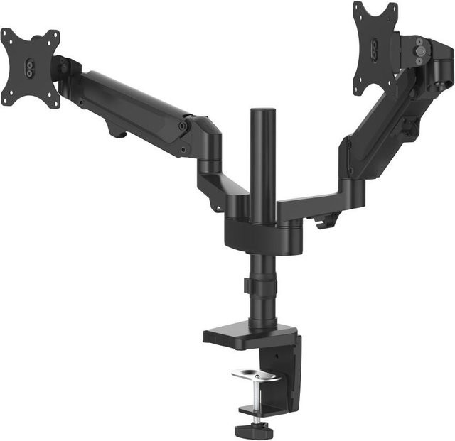 Hama FULLMOTION Monitorarm mit Gasfeder für 27 Zoll Monitore, schwarz - Bild 1