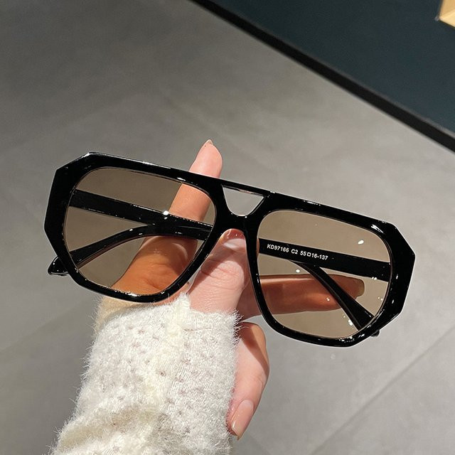 RMM Sonnenbrille, quadratisch, Vollrand, Kunststoff, schwarz, Unisex - Bild 1