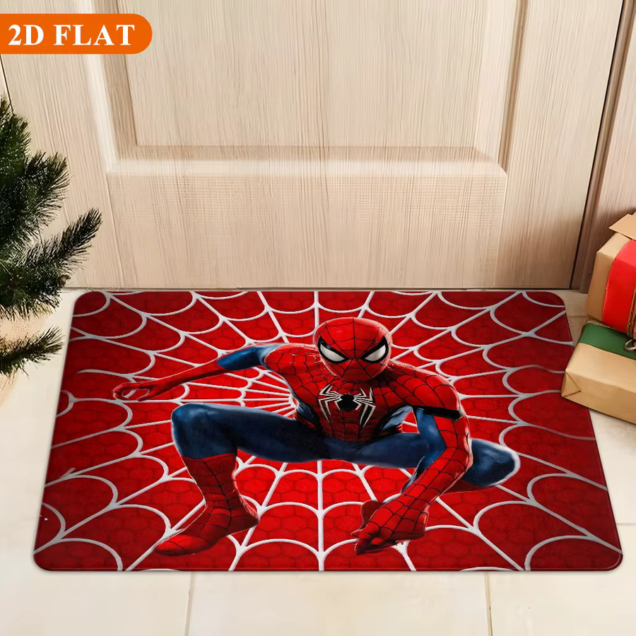 Rutschfeste Badematte von BEAST KINGDOM mit Marvel Spinnen-Motiv in Rot, Rechteckig, B/T: 60 x 40 cm - Bild 3