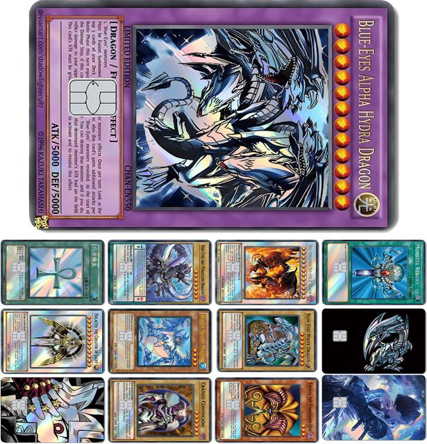 Hot Toys Yu-Gi-Oh! Magic Shark Blue Eyes Dragon Sticker, Zubehör - Bild 1