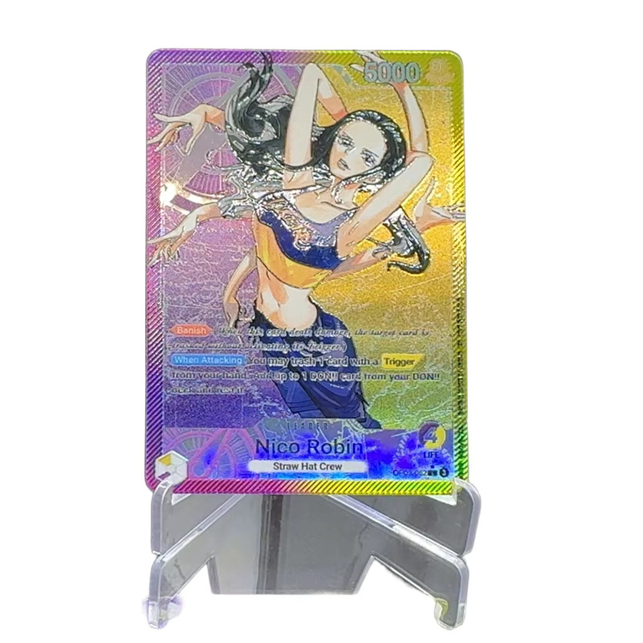 Bandai One Piece Nico Robin Führer-Karte, Lila und Gelb, Englisch - Bild 5