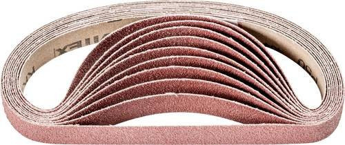 PFERD Korund Schleifband für Bandschleifer, Körnung 50, braun, B: 20 mm, L: 480 mm, 10 Stück - Bild 1