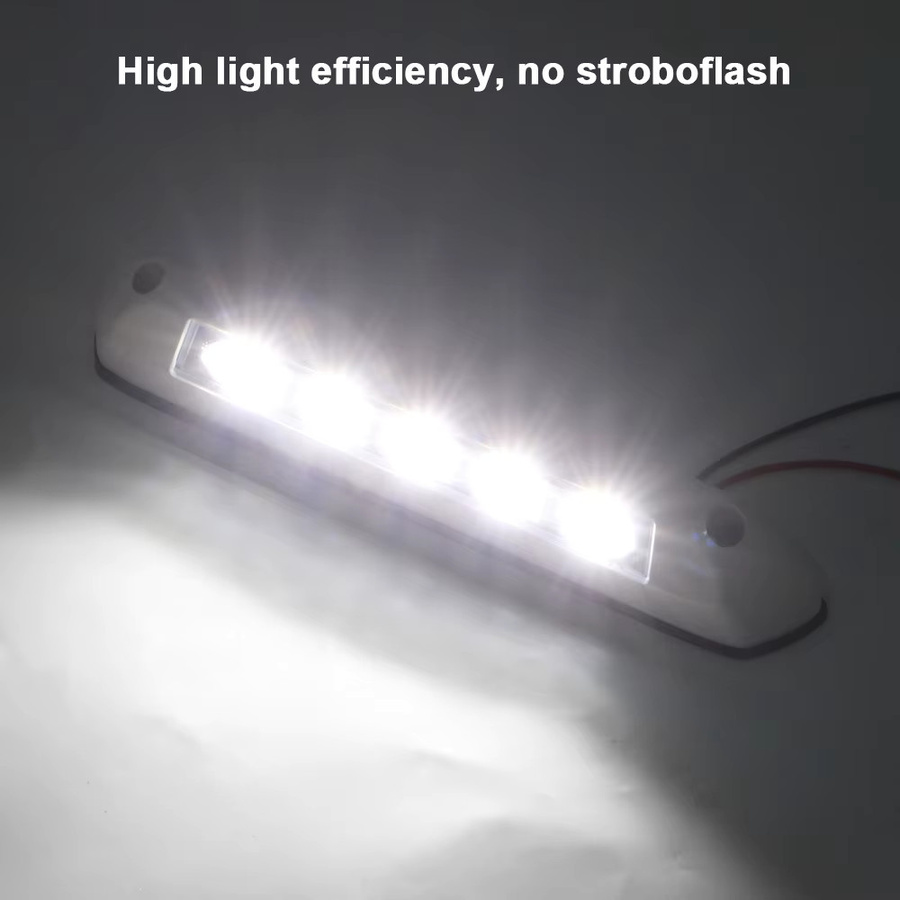 Wasserdichte LED Außenleuchte für Wohnwagen und RV in Weiß, 12V/24V Markisen- und Verandabeleuchtung - Bild 3