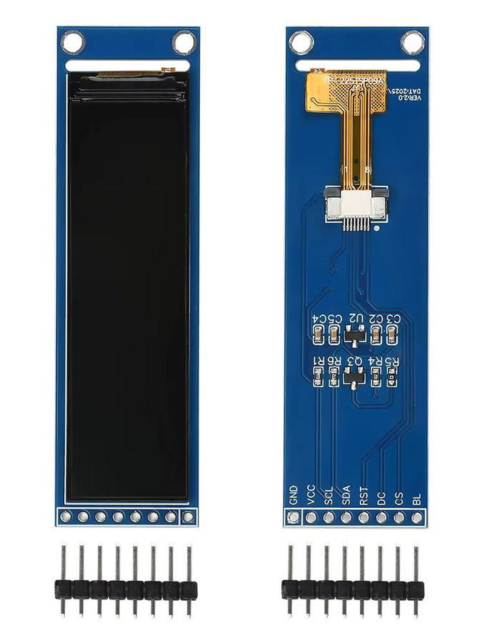 diymore 2,25-Zoll-TFT-LCD-Kleinbildschirmmodul ST7789 SPI-Farbbildschirm mit vollem Betrachtungswinkel, Farbe: Blau, B/H: 76 x 284 mm - Bild 5