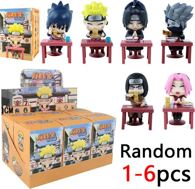 Bandai Naruto Shippuden Ramen Blindbox, Chibi Mini PVC Anime-Figuren, Einzelfigur - Bild 1