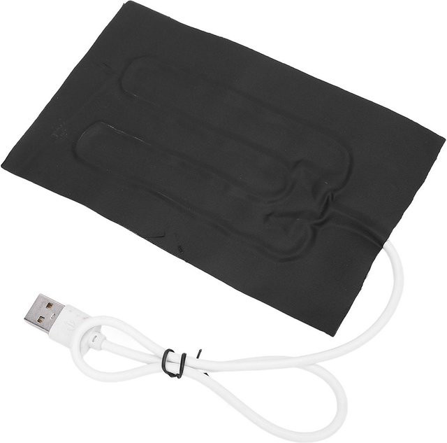 GoolRC USB Stoffheizmatte für Handwärmer, Schwarz, B: 15,4 cm, T: 10,0 cm - Bild 1