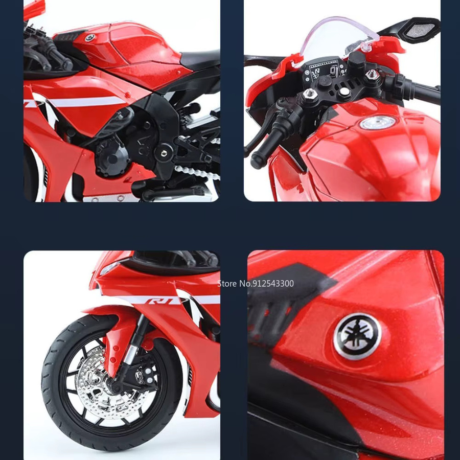 MAKEDA R1 V-REX Spielzeugauto, Modell, Maßstab 1:12, Metall, mit Licht und Sound - Bild 3