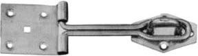 Lüsebrink Überfalle leichte 80mm mit Öse aus verzinktem Stahl in Silber - Bild 1