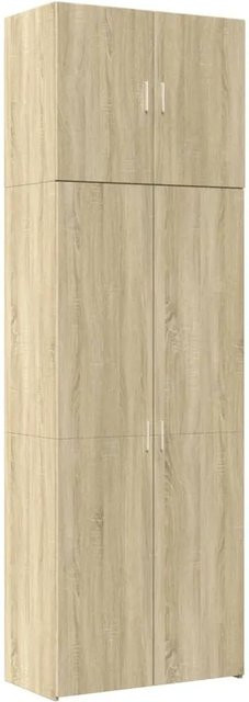 vidaXL Highboard Sonoma-Eiche in Beige, B/T/H: 80 x 42,5 x 249 cm - Bild 1