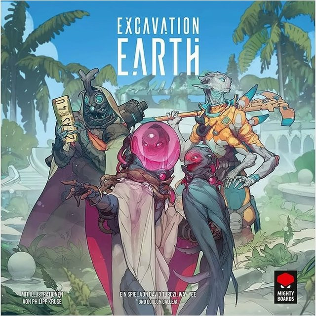 Asmodee Excavation Earth, Grundspiel - Bild 1