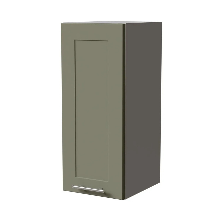 Feldmann-Wohnen Hängeschrank Oslo Küchenschrank Grau und Reed Green Matt mit Soft-Close-Türen, B/T/H: 30 x 32,5 x 72 cm - Bild 2