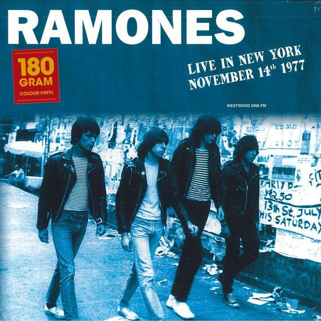 Ramones LP Schallplatte Live In New York 14. November 1977 Rock Punk Vinyl Schwarz - Bild 1