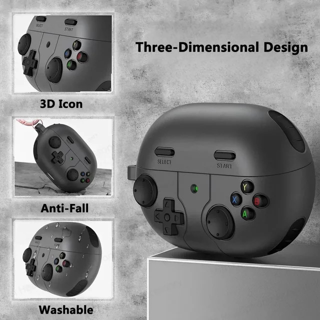 Silikon Schutzhülle im 3D Spielkonsole Design für Huawei Freebuds Pro 3 - Bild 1