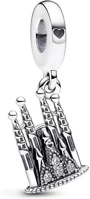 Anhänger Eiffelturm, 925 Silber, Weiß, Zirkonia, Damen - Bild 1