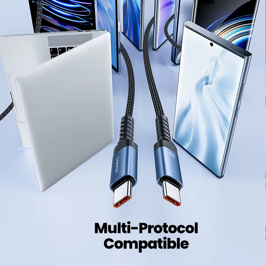 Toocki 100 W USB-auf-Typ-C-Kabel für schnelles Laden und Datenübertragung - Bild 6